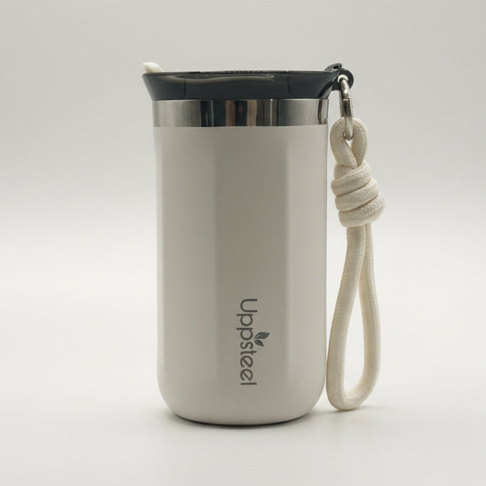 RVS Koffie- & Theebeker 300 ml – Crème | Warm & Koud