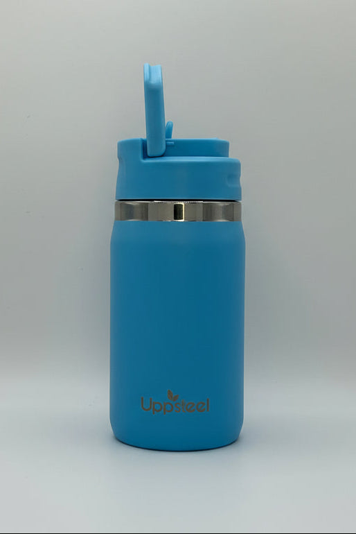 RVS Kinderfles 350 ml – Lichtblauw | BPA-vrij & Antilek