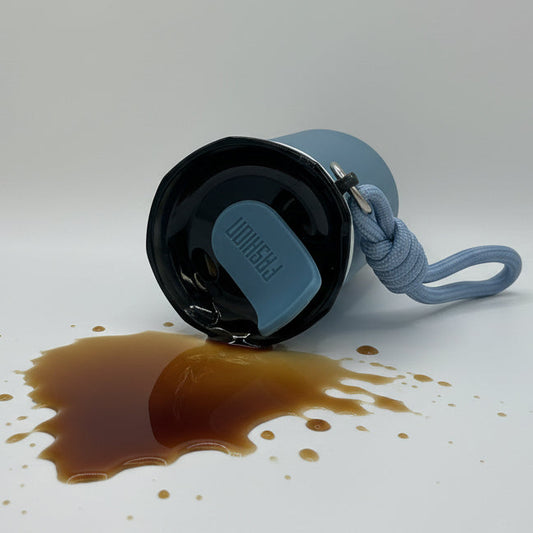 RVS Koffie- & Theebeker 300 ml – Blauw| Warm & Koud