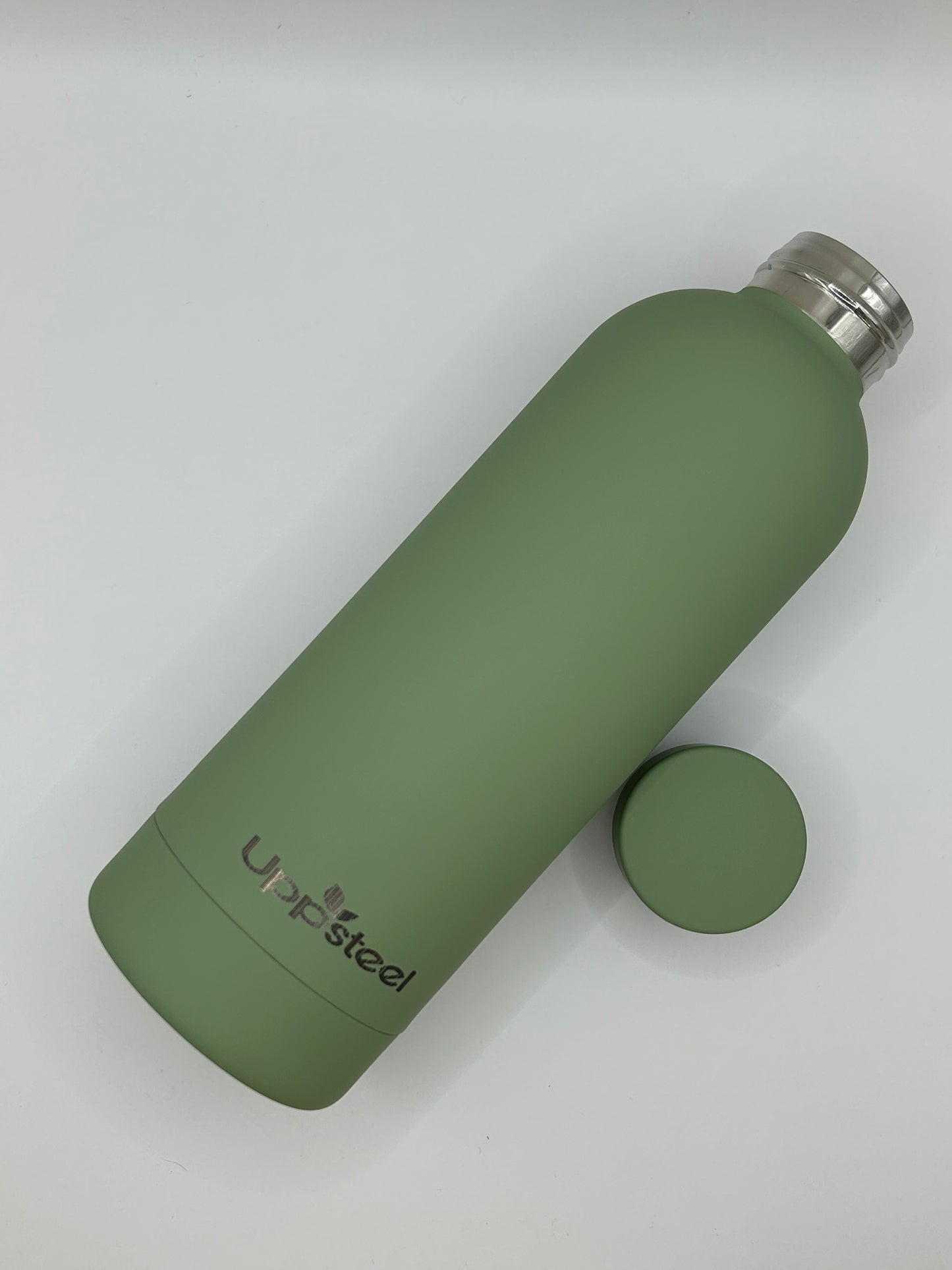 RVS Waterfles 500 ml – Mintgroen | Warm & Koud