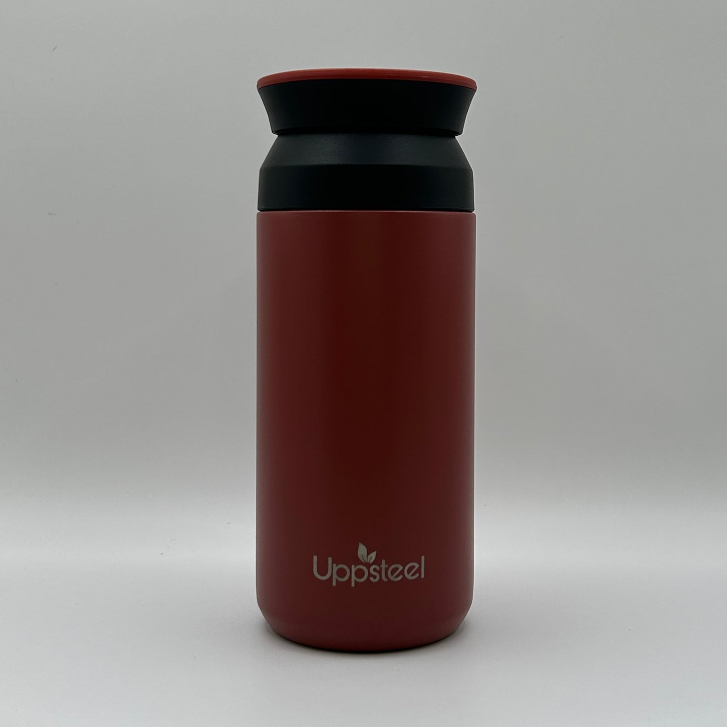 RVS Koffie- & Theebeker 350 ml – Rood | Met 2 Deksels