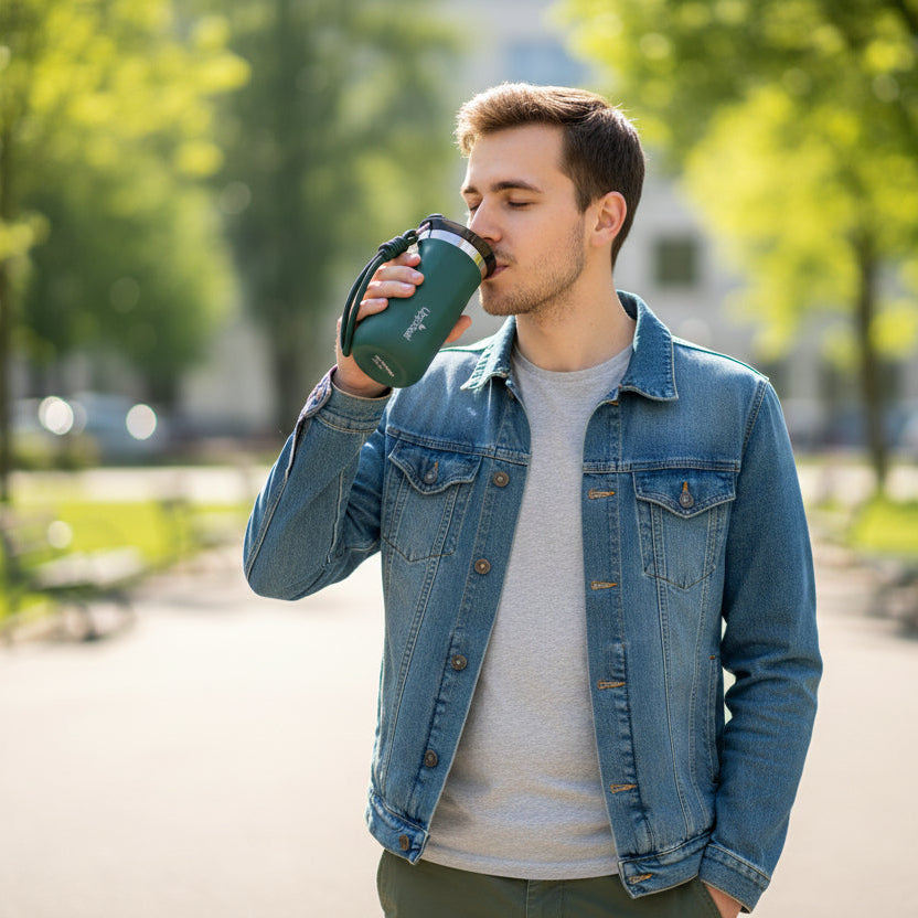 Koffie- & Theebeker 300 ml – Groen | Warm & Koud