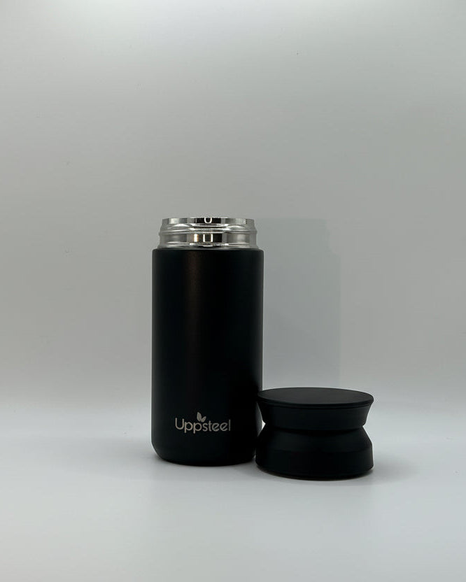 350 ml Koffie/Thee Beker – RVS & BPA-vrij – Met 2 Handige Deksels
