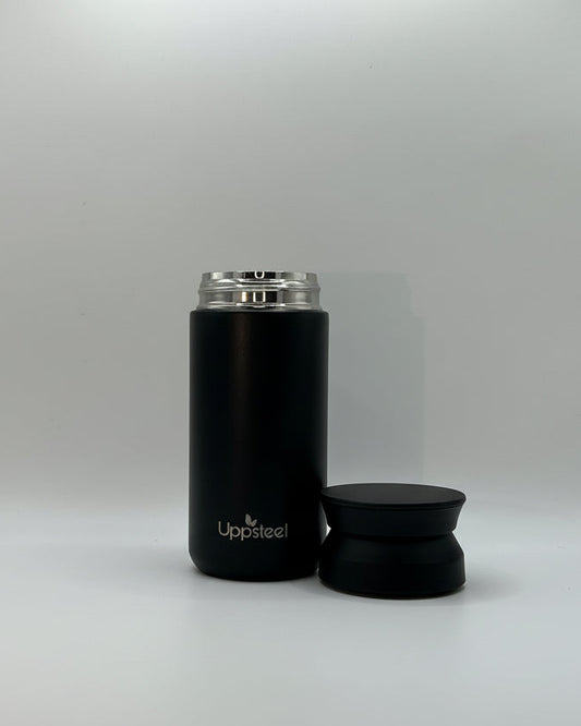 350 ml Koffie/Thee Beker – RVS & BPA-vrij – Met 2 Handige Deksels